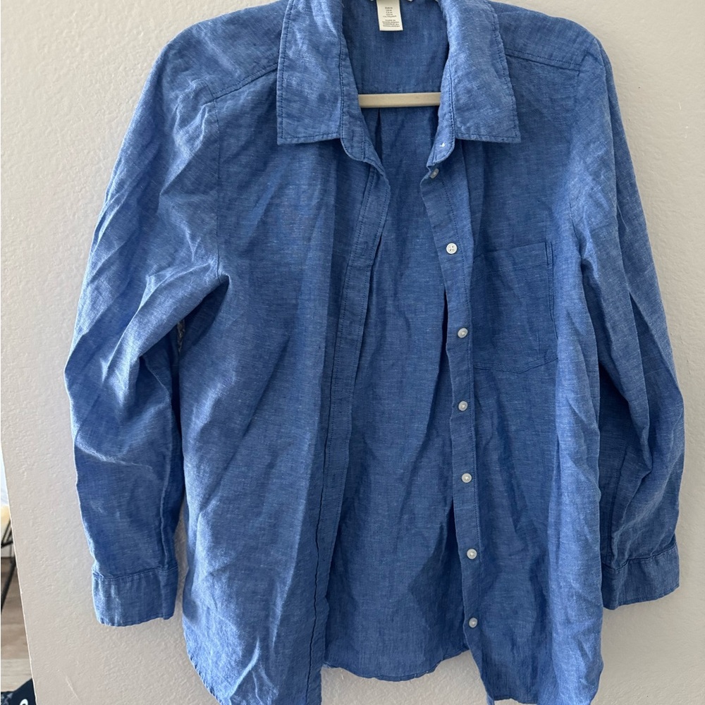 Men's Blue Casual Shirt